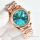 Swiss Rolex new Day-Date Rose Gold Baguette 36mm Men's Watch A2836 Movement (5)_th.jpg